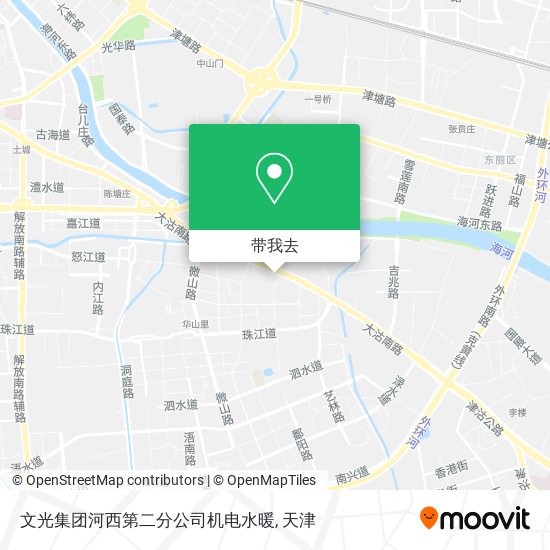 文光集团河西第二分公司机电水暖地图