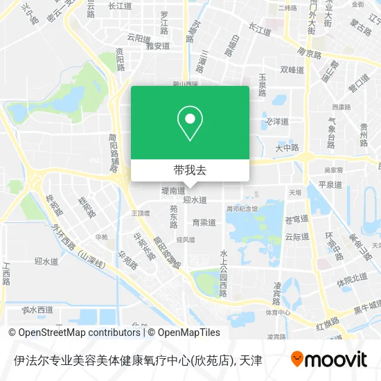 伊法尔专业美容美体健康氧疗中心(欣苑店)地图