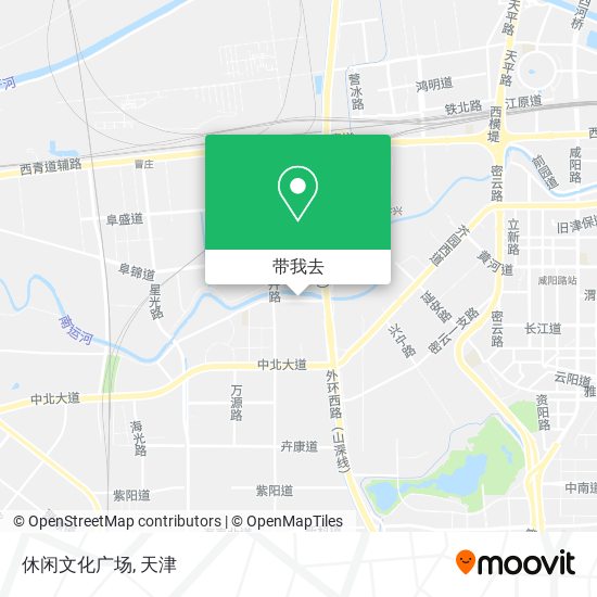 休闲文化广场地图