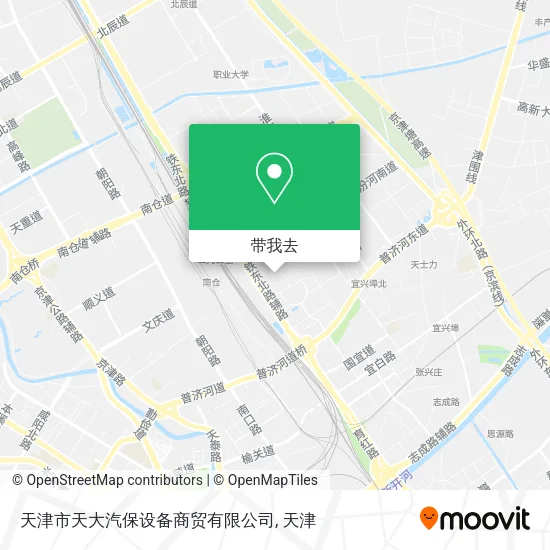 天津市天大汽保设备商贸有限公司地图