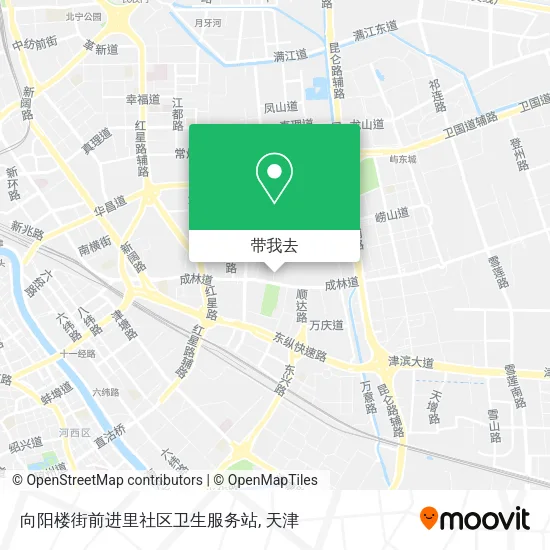 向阳楼街前进里社区卫生服务站地图