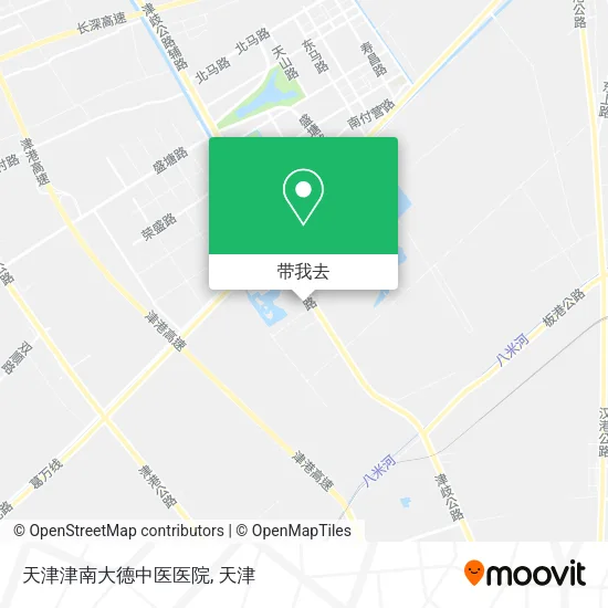 天津津南大德中医医院地图