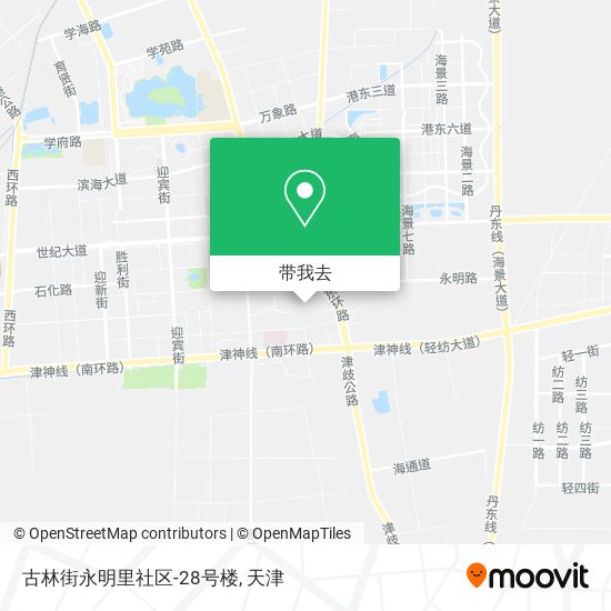 古林街永明里社区-28号楼地图