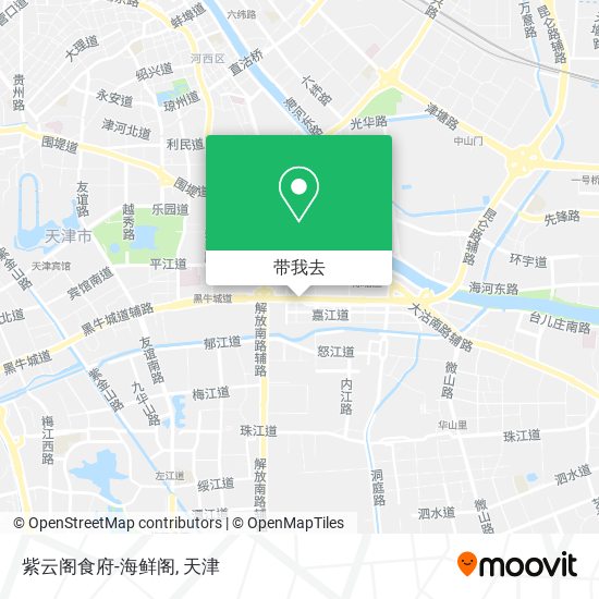 紫云阁食府-海鲜阁地图