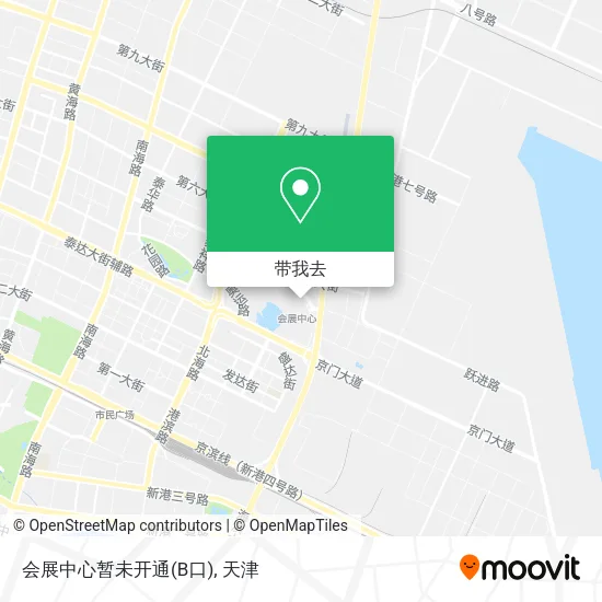 会展中心暂未开通(B口)地图