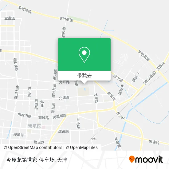 今厦龙第世家-停车场地图