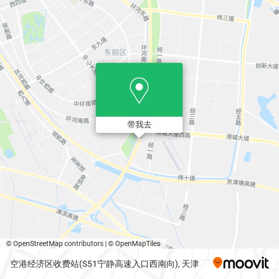空港经济区收费站(S51宁静高速入口西南向)地图