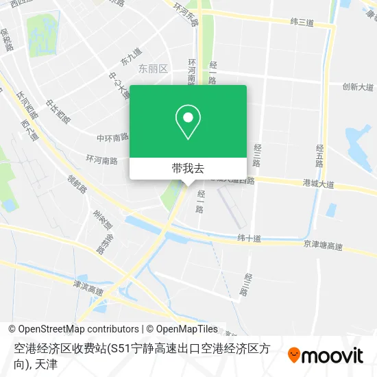 空港经济区收费站(S51宁静高速出口空港经济区方向)地图