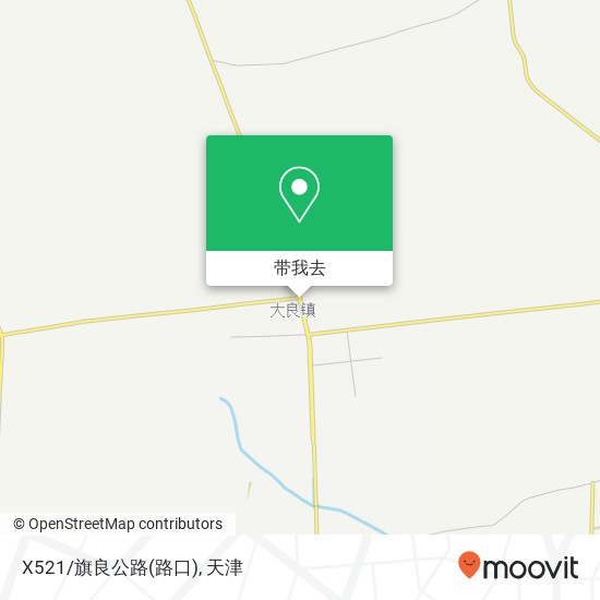 X521/旗良公路(路口)地图