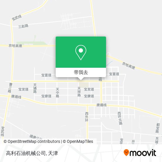 高利石油机械公司地图