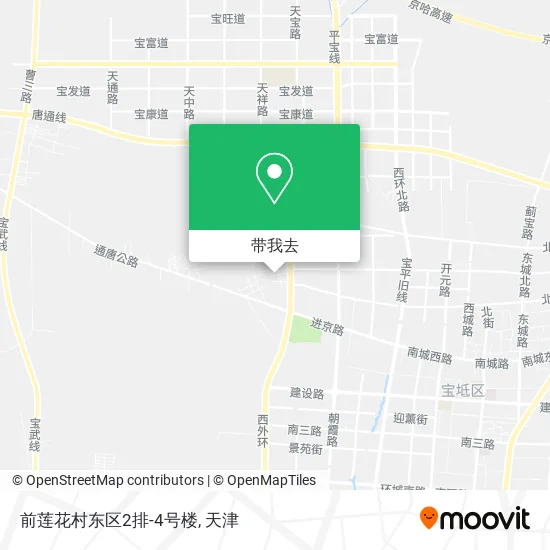 前莲花村东区2排-4号楼地图