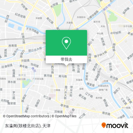 东瀛阁(鼓楼北街店)地图