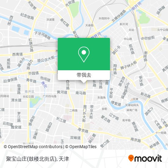 聚宝山庄(鼓楼北街店)地图