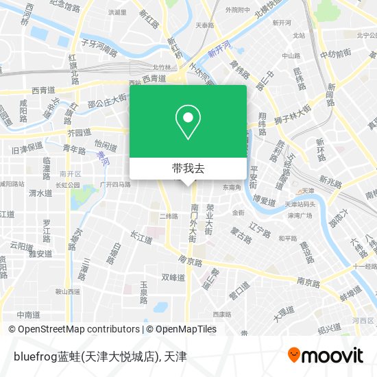 bluefrog蓝蛙(天津大悦城店)地图