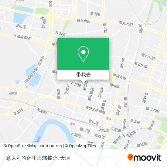 意大利哈萨里海螺披萨地图