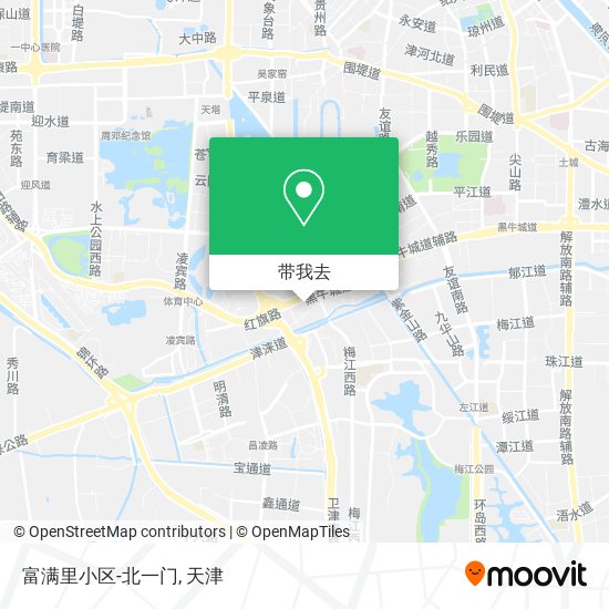 富满里小区-北一门地图