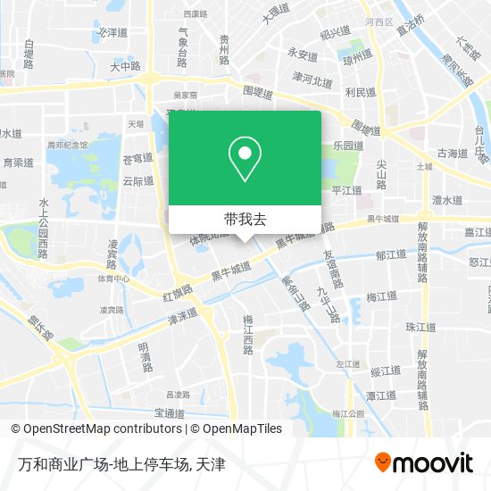 万和商业广场-地上停车场地图