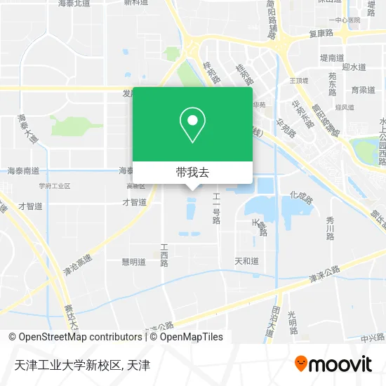 天津工业大学新校区地图