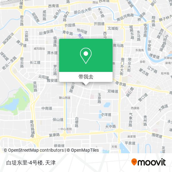 白堤东里-4号楼地图
