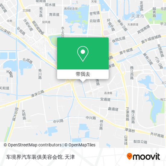 车境界汽车装俱美容会馆地图