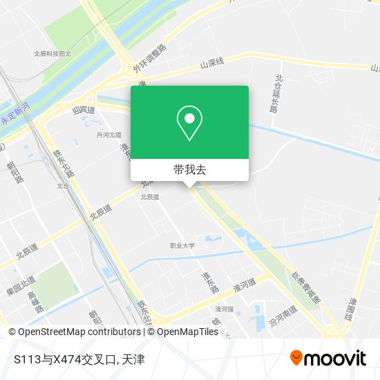 S113与X474交叉口地图
