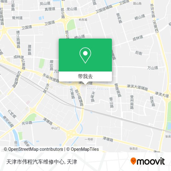 天津市伟程汽车维修中心地图