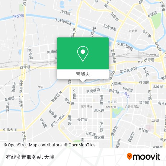 有线宽带服务站地图