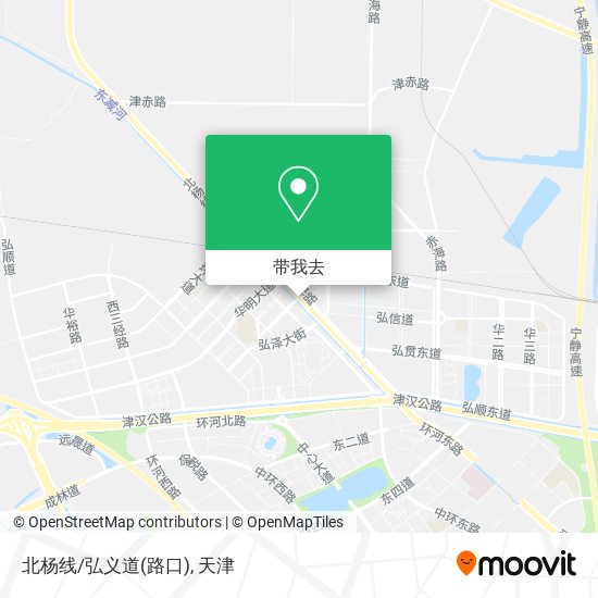 北杨线/弘义道(路口)地图