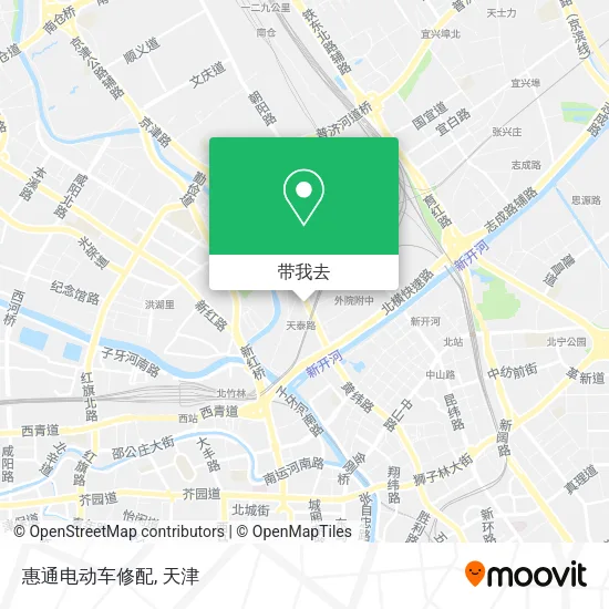 惠通电动车修配地图