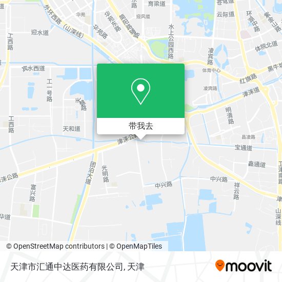 天津市汇通中达医药有限公司地图