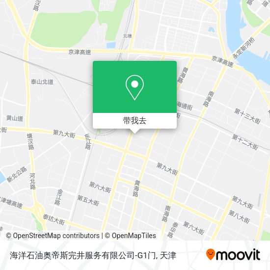 海洋石油奥帝斯完井服务有限公司-G1门地图
