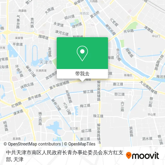 中共天津市南区人民政府长青办事处委员会东方红支部地图