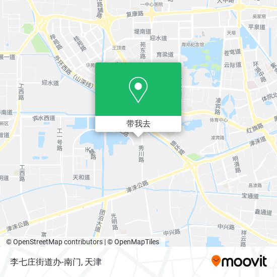 李七庄街道办-南门地图