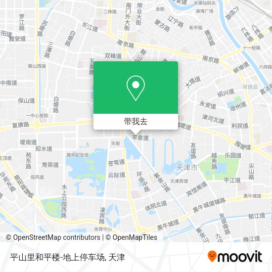 平山里和平楼-地上停车场地图