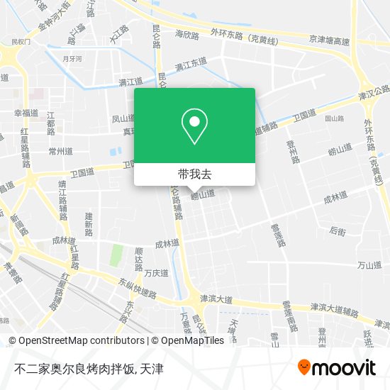 不二家奥尔良烤肉拌饭地图
