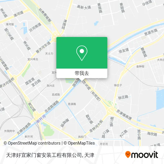 天津好宜家门窗安装工程有限公司地图