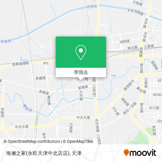 海澜之家(永旺天津中北店店)地图
