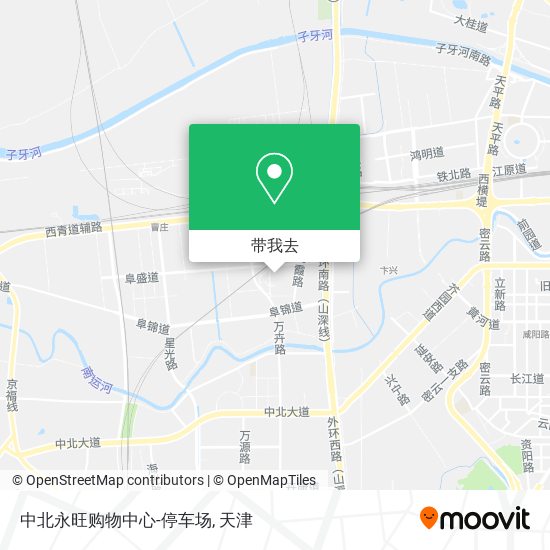 中北永旺购物中心-停车场地图