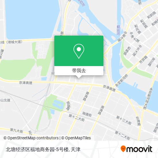 北塘经济区福地商务园-5号楼地图