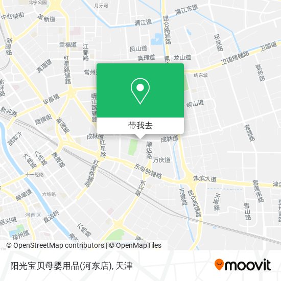 阳光宝贝母婴用品(河东店)地图