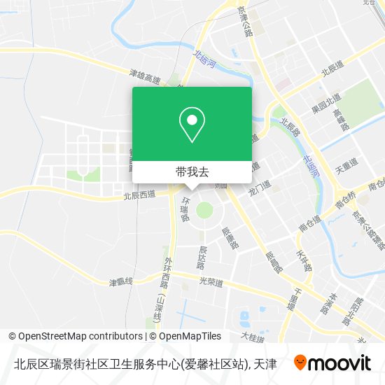 北辰区瑞景街社区卫生服务中心(爱馨社区站)地图