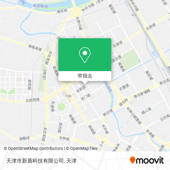 天津市新盾科技有限公司地图