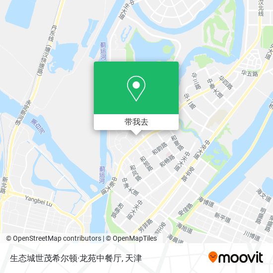 生态城世茂希尔顿·龙苑中餐厅地图