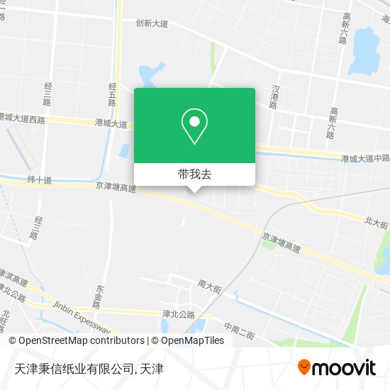 天津秉信纸业有限公司地图