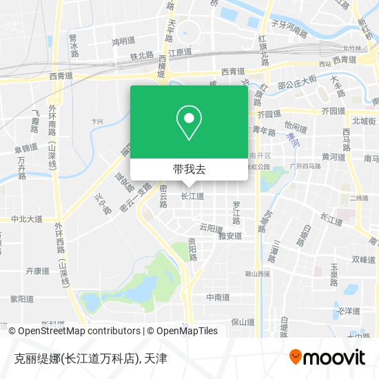 克丽缇娜(长江道万科店)地图