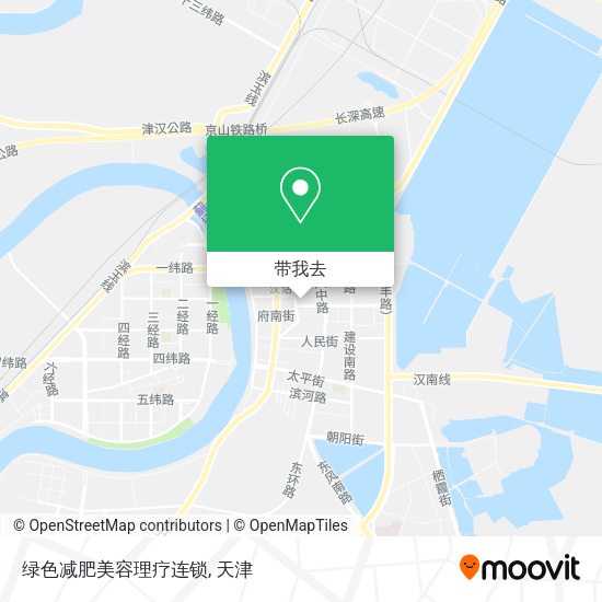 绿色减肥美容理疗连锁地图