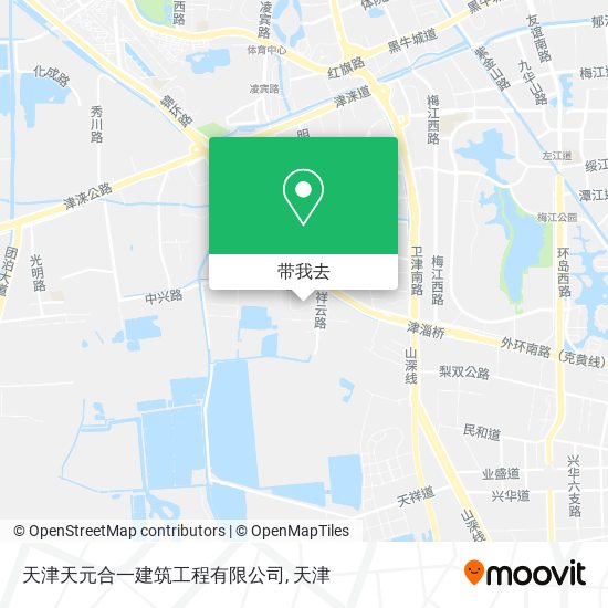 天津天元合一建筑工程有限公司地图