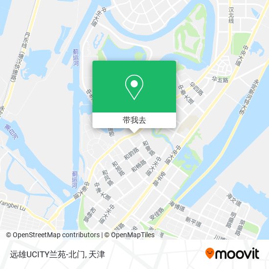 远雄UCITY兰苑-北门地图