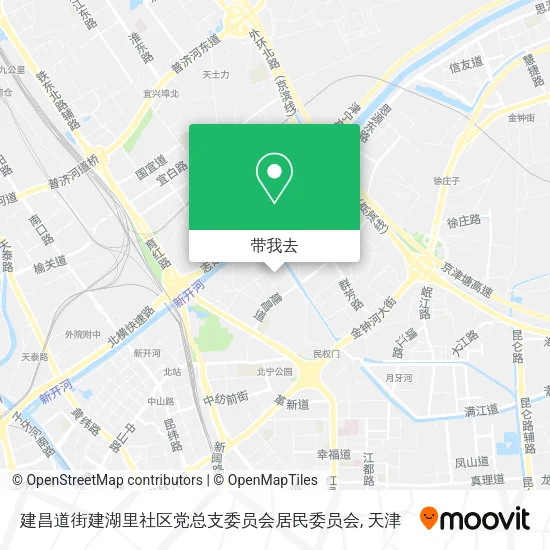 建昌道街建湖里社区党总支委员会居民委员会地图