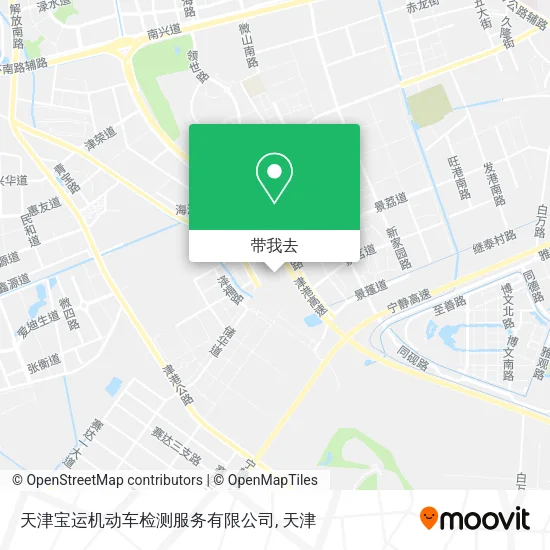 天津宝运机动车检测服务有限公司地图